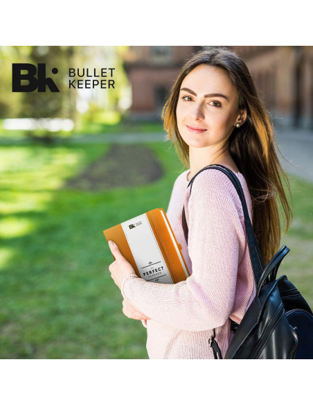 Planificador Anual Semanal Mensual BK A5 Naranja 2025-26