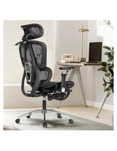 Silla de Oficina Ergonómica Hujusko 900PRO Malla Ajustable
