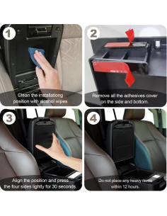 Caja de Almacenamiento Tyiagle para Toyota Tacoma 2016-2023 2