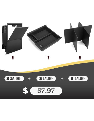 Caja de Almacenamiento Tyiagle para Toyota Tacoma 2016-2023