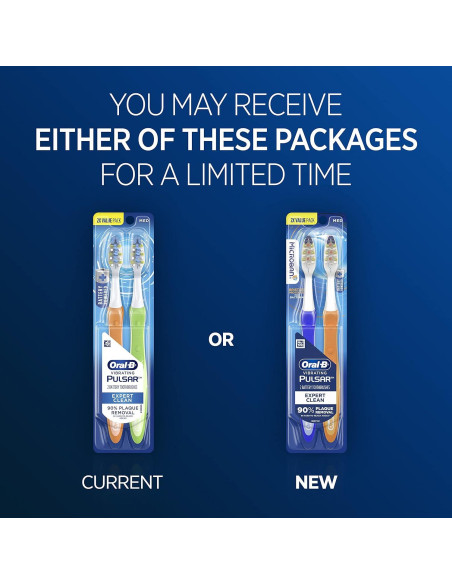 Cepillo de dientes Oral-B Pulsar Expert Clean 2 unidades