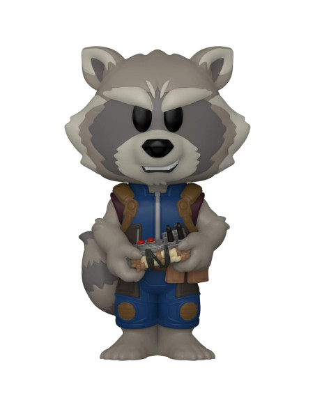 Figura de Vinilo SODA Funko Rocket Raccoon 10.16 cm Edición Limitada