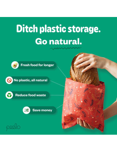 Envoltura de Alimentos de Cera de Abeja Peelo XXL Bosque