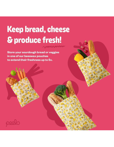 Envoltura de Alimentos de Cera de Abeja Peelo XXL Bosque