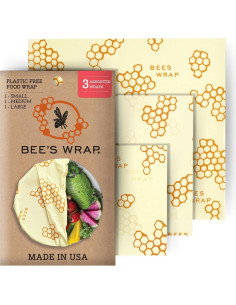 Envolturas de Cera de Abeja Ecológicas - 6 Piezas Reutilizables 2