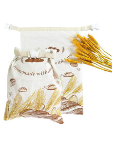 Bolsas de Pan Ecológicas Cazlon - 2 Unidades 30.5x43.2 cm