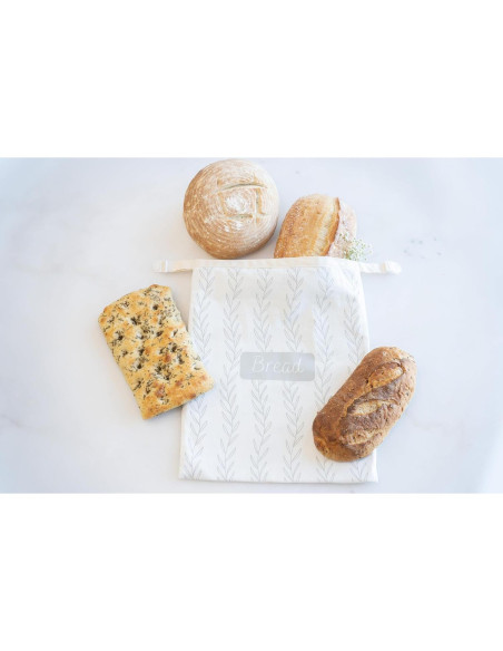 Bolsa de Pan de Cera de Abeja Petal And Bee 33x43 cm Grande