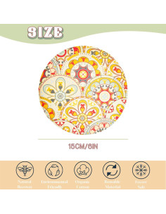 3 Tapas de Tazón Reutilizables GNHUT 12.7cm Ecológicas 2