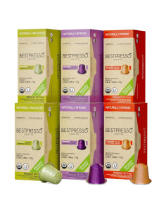 Cápsulas de Espresso Bestpresso Orgánico 120 Unidades Nespresso