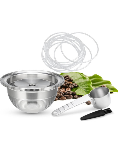 Cápsula de Café Reutilizable HAILASRE 150ml Acero Inoxidable