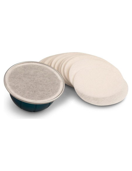 Filtros de papel My-Cap para cápsulas Nespresso Vertuo - 100 unidades