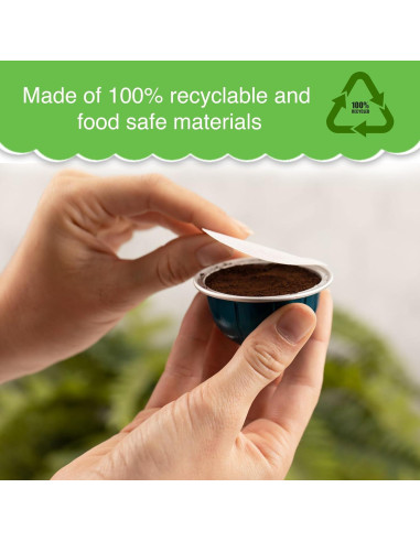 Filtros de papel My-Cap para cápsulas Nespresso Vertuo - 100 unidades