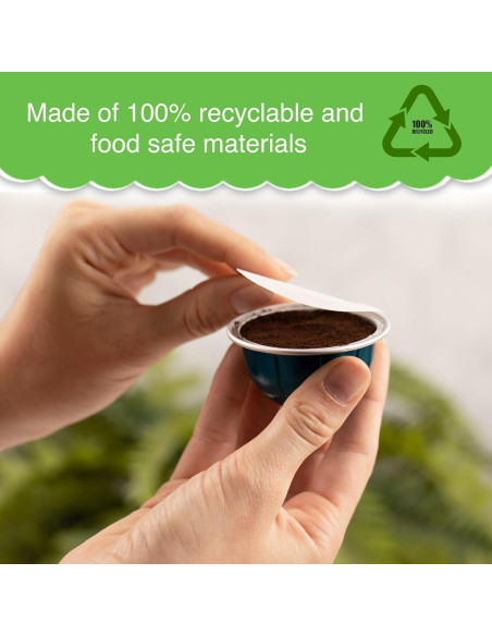 Filtros de papel My-Cap para cápsulas Nespresso Vertuo - 100 unidades