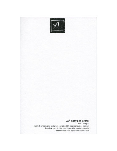 Bloc de Bristol Reciclado Canson XL 11x14" 25 Hojas