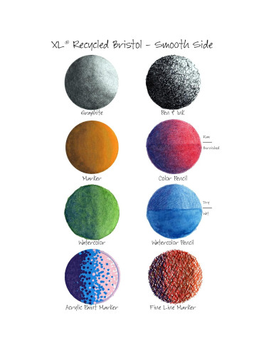 Bloc de Bristol Reciclado Canson XL 11x14" 25 Hojas