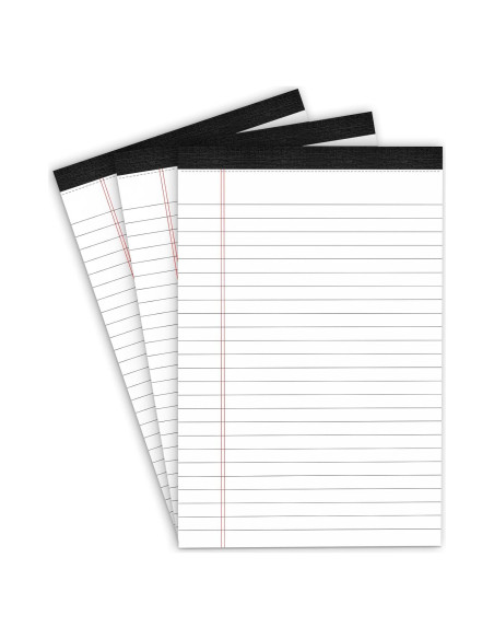 Paquete de 3 Blocs de Notas MuiAng 5x8 Pulgadas Rayados