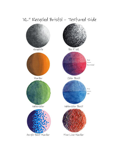 Bloc de Bristol Reciclado Canson XL 11x14" 25 Hojas