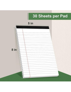 Paquete de 3 Blocs de Notas MuiAng 5x8 Pulgadas Rayados 2
