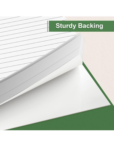 Paquete de 3 Blocs de Notas MuiAng 5x8 Pulgadas Rayados