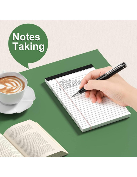 Paquete de 3 Blocs de Notas MuiAng 5x8 Pulgadas Rayados