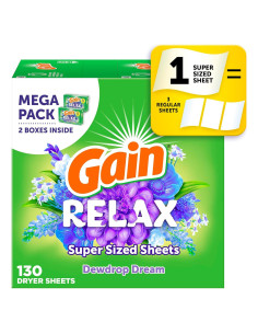 Gain Suavizante de Tela Relax 130 Hojas - Procter & Gamble