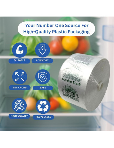 Rollos de Bolsas Transparentes ASSUREPAK 750 Unidades 38x51cm