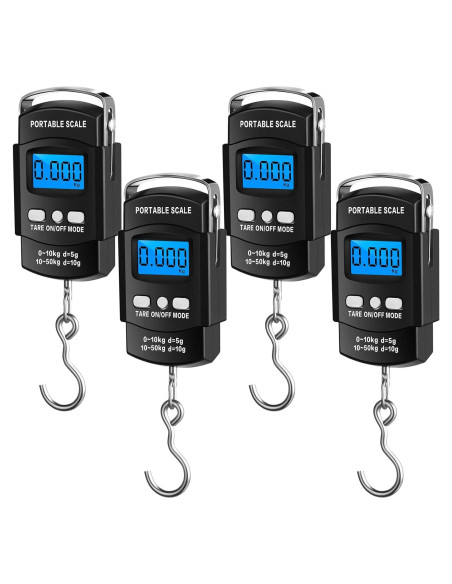 Balanza Digital Colgante Hoteam 50kg con Cinta Métrica