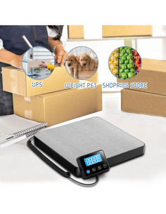 Báscula de Envío Drcowu 200kg Digital con Retención y Tara 2