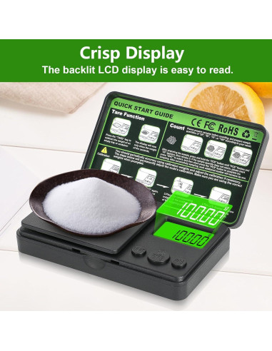 Balanza Digital de Precisión Muaket 0.01g - 1000g LCD