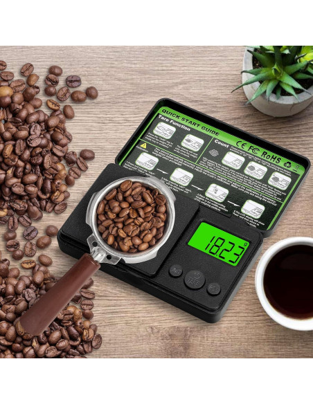 Balanza Digital de Precisión Muaket 0.01g - 1000g LCD