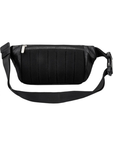 Riñonera de Cuero Travelon con Bloqueo RFID - Negro