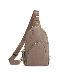 Bolso Bandolera de Cuero Kattee para Mujeres con Bloqueo RFID