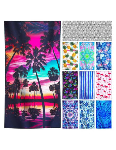 Toalla de Playa Seocsing 198x89 cm Microfibra Rápido Secado