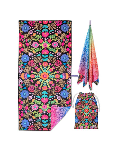 Toalla de Playa Microfibra MintiMango XL 180x81 cm Secado Rápido
