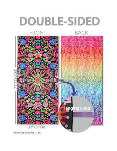 Toalla de Playa Microfibra MintiMango XL 180x81 cm Secado Rápido