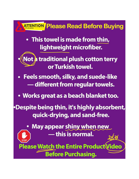 Toalla de Playa Microfibra MintiMango XL 180x81 cm Secado Rápido