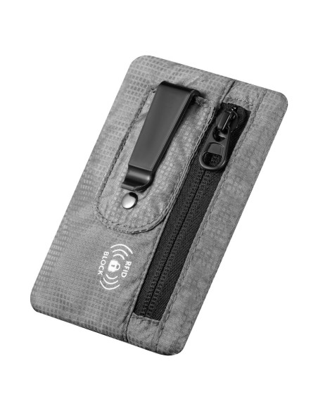 Billetera de Viaje KOSMCCO Mediana Gris Bloqueo RFID