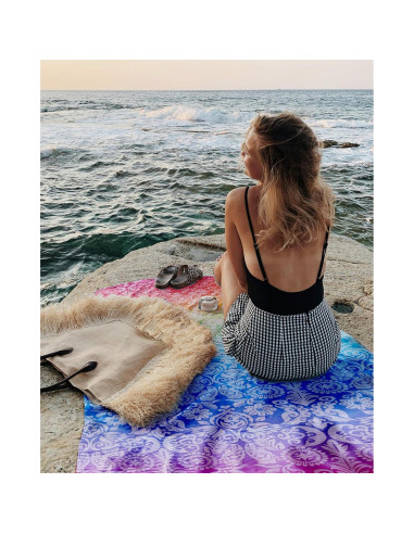 Toalla de Playa Microfibra MintiMango XL 180x81 cm Secado Rápido