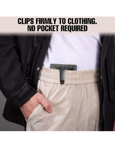 Billetera de Viaje KOSMCCO Mediana Gris Bloqueo RFID