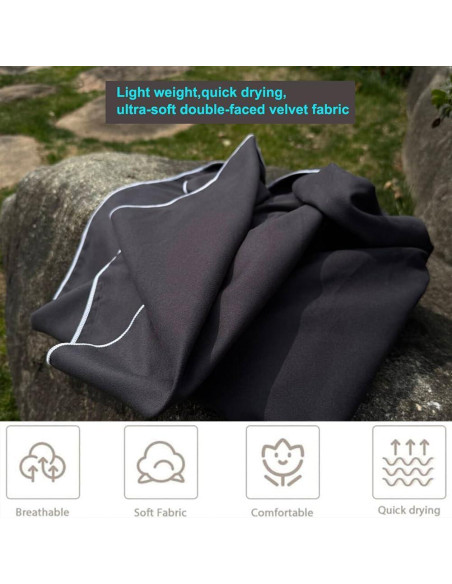 Toalla de Baño Magnética GUAIZHUREN 190.5x76.2 cm Secado Rápido