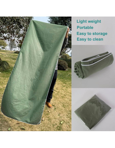 Toalla de Baño Magnética GUAIZHUREN 190.5x76.2 cm Secado Rápido