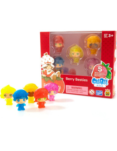Conjunto de Figuras Micro Cheebee Berry Besties TLS Toy 5 Pzs