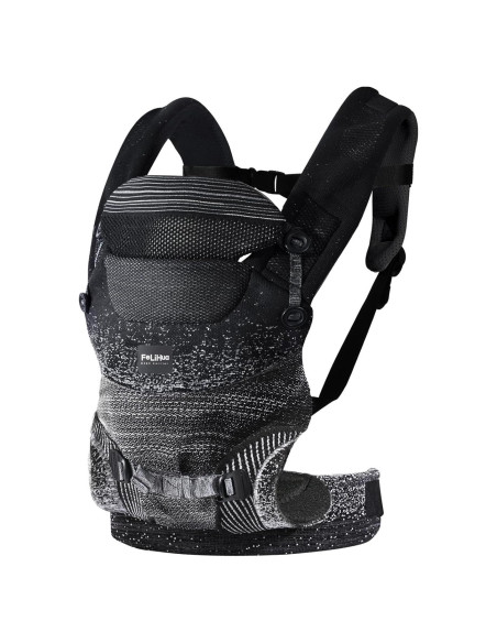 Portabebés ergonómico 4 en 1 Fe Li Hua - Negro - 3.6 a 15 kg