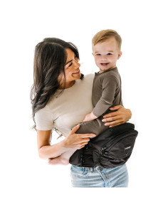 Portabebés Tushbaby Negro - Soporte Ergonómico 0-3 Años