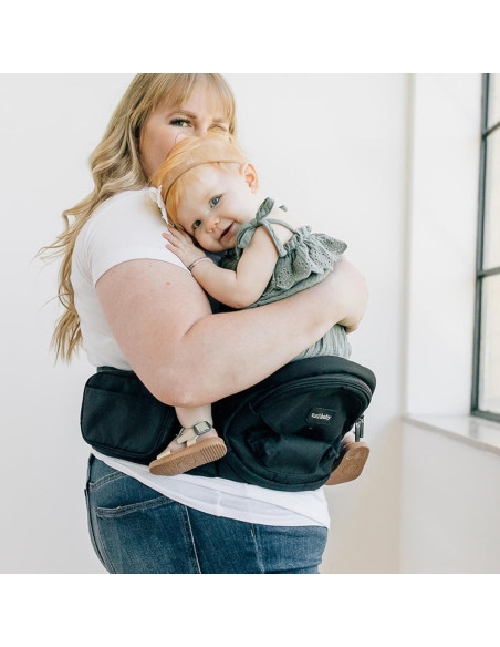 Portabebés Tushbaby Negro - Soporte Ergonómico 0-3 Años