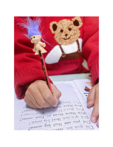 8 Toppers de Lápiz Troll Vintage Yintlilocn Multicolor