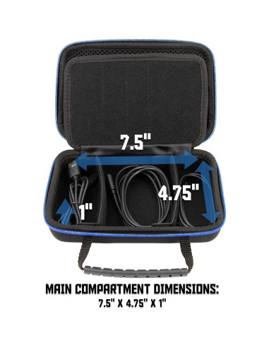 Estuche Organizador de Electrónicos CASEMATIX EVA-BL8 21.6x14x7.6cm