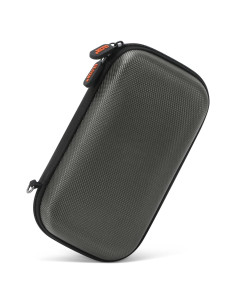 GLCON Funda Organizador de Cables - Dura EVA Gris Plateado