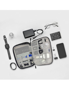 Estuche Organizador de Cables GottaHaveit GO-LCO Negro 24x18cm 2