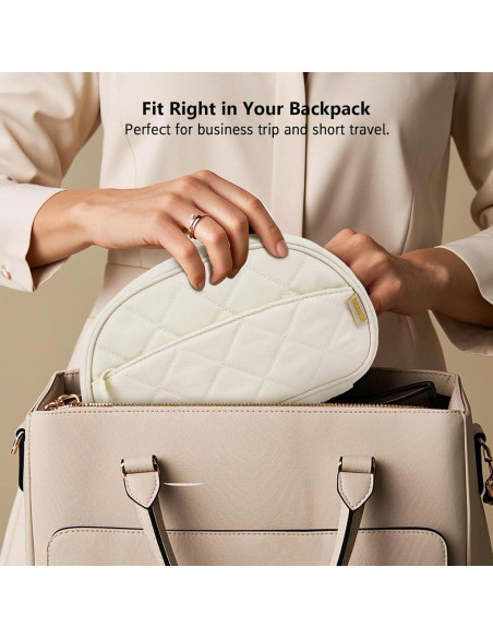 Organizador de Cables Dadanism Beige 22x13x2.5cm para Viaje Organizador de Cables Dadanism Beige 22x13x2.5cm para Viaje